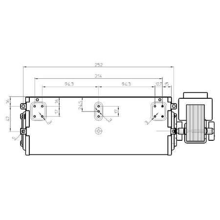 Ventola tangenziale FERGAS 4M4976 stufe a pellet 14706034