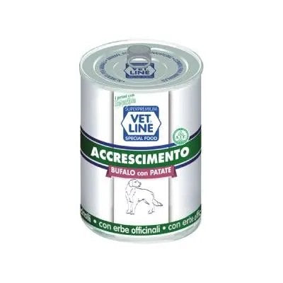 Vet Line mangime umido linea Accrescimento bufalo e patate