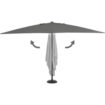 Ombrellone Giardino 3 mt con Palo Centrale AirVent Telo Poliestere Resistente
