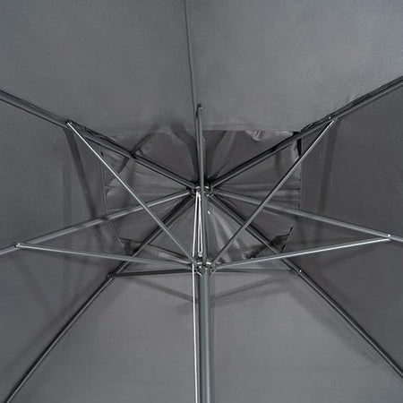 Ombrellone Giardino 3x4 mt con Palo Centrale AirVent Telo Poliestere Resistente