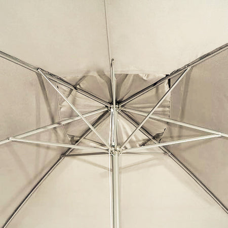 Ombrellone Giardino 3x4 mt con Palo Centrale AirVent Telo Poliestere Resistente