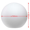 Lampada Sfera Giardino 50cm Luce Esterno Bianco attacco E27 Decorazione Esterno