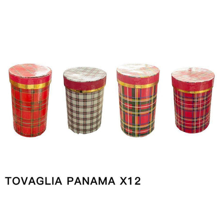 Tovaglia Natalizia Tessuto Panama Con Box Tema Natale Varie Fantasie 12 Posti