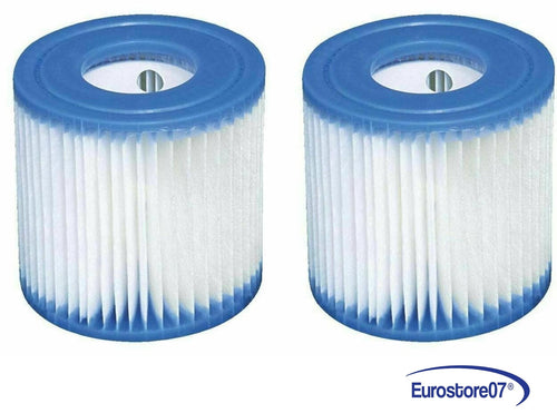 2 FILTRI INTEX 29007 POMPA A CARTUCCIA PER PISCINA TIPO H 10 x 9 cm.