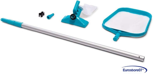 KIT PULIZIA PISCINA RETINO MANICO SPAZZOLA - INTEX 28002 -- FER 220163