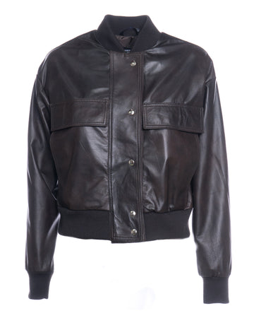 Lisa - Bomber Donna Testa di Moro in vera pelle
