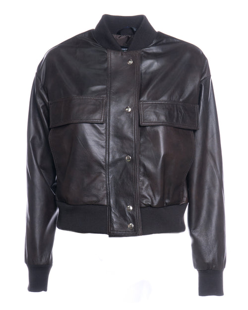 Lisa - Bomber Donna Testa di Moro in vera pelle