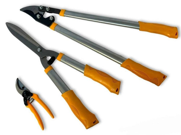 Set 3pz Cesoie Forbice Da Potatura Tagliasiepi Troncarami Cesoia Da Pota Mr70598