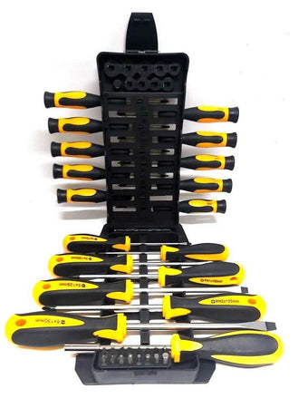 Kit Set Da 44 Pezzi Cacciaviti Torx Esagonali Punte Inserti Bussola
