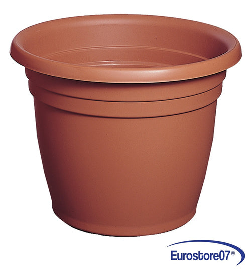 ICS -- VASO TONDO ø 18 x h.14 Lt. 2 -- In polipropilene. Senza sottovaso.