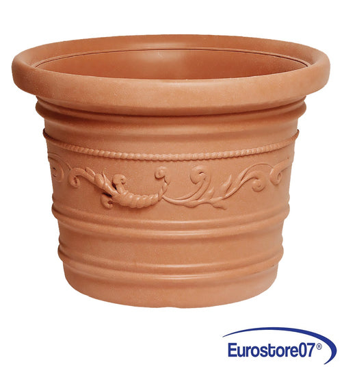 VASO TONDO 'PRESTIGE' ø 60 x h.45 - lt.65 In resina Senza sottovaso.