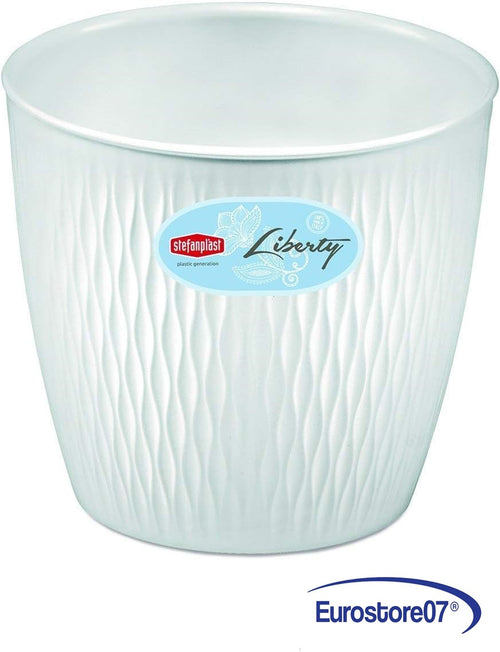 VASO TONDO 'LIBERTY' ø 20 x h.19 - bianco -- DF 6126661