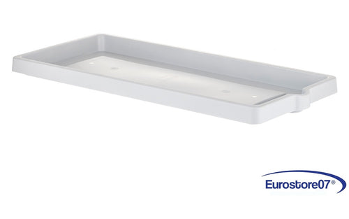 SOTTOVASO PER FIORIERA RETTANGOLARE CM 75 x 33,5 x 4,5 - GHIACCIO - DF 612811