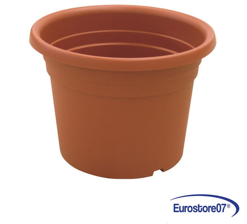 VASO TONDO ø 23 x h.19 Lt. 4 In polipropilene. Senza sottovaso. DF 612610