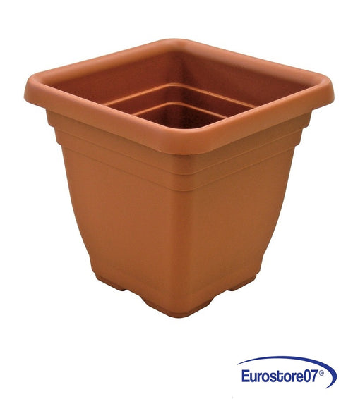 FIORIERA QUADRA cm 35 x 35 x 33 senza sottovaso - In polipropilene. -- DF 612736