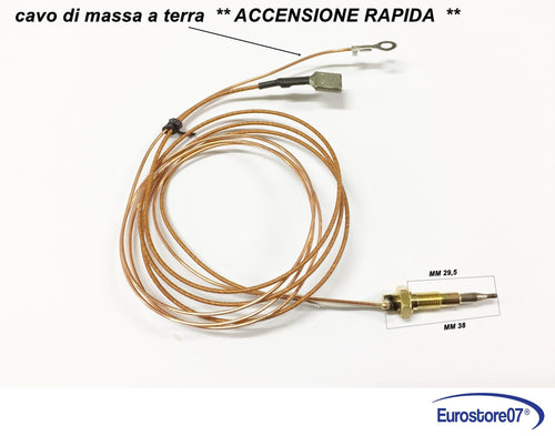 BEKO CANDY HOOVER IBERNA STAR GASFIRE FRANKE TERMOCOPPIA FORNELLO GAS TC 37