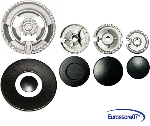KIT 4 FUOCHI BRUCIATORI+ SPARTIFIAMMA OPACHI NERI CUCINA/PIANO BEKO 223244071-