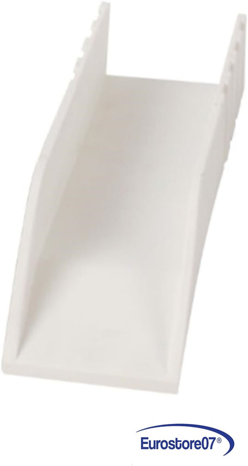 GOCCIOLATOIO PER TERRAZZI In polipropilene antiurto cm 6 x 23 bianco DF 1031302