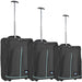 Set 3 Valigie Morbide Trolley da Viaggio Bagaglio a Mano con Ruote h50-55-60 cm