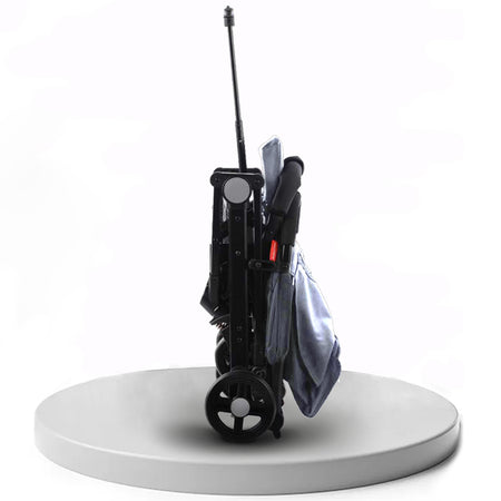 Passeggino Ultraleggero Chiusura Facilitata Salvaspazio Portata 15 kg Grigio