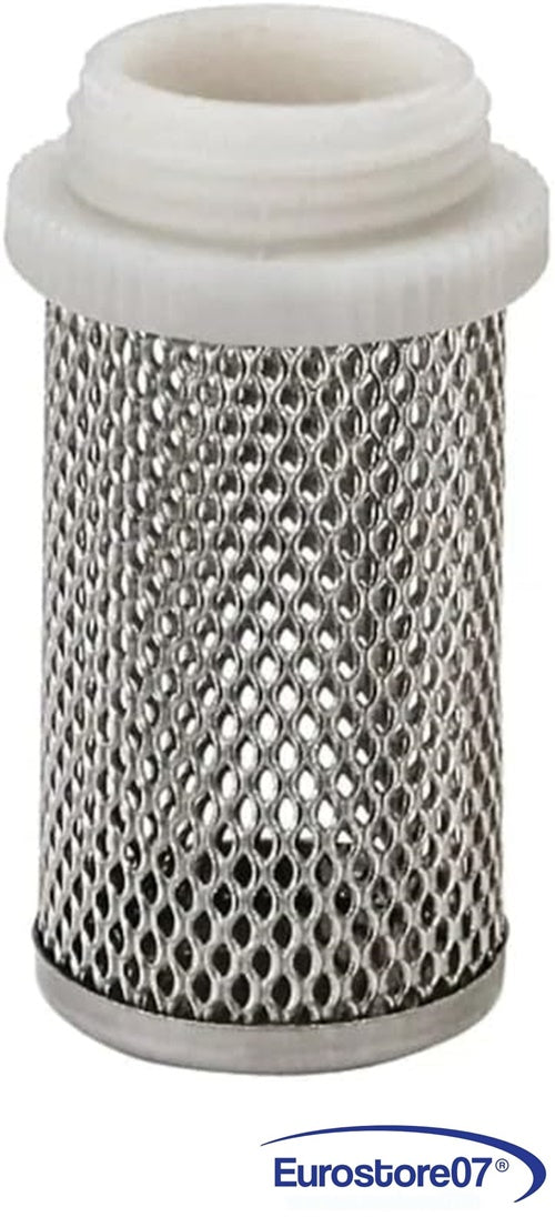 FILTRO IN ACCIAIO INOX PER VALVOLE DI RITEGNO E FONDO ART.102 - M 3/8 - PZ 10