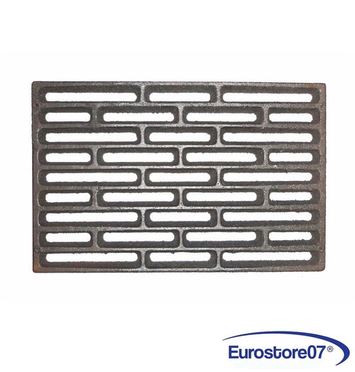 GRIGLIA IN GHISA PER CUCINA A LEGNA - CAMINETTO - BARBECUE CENERE 202 x 309 mm.