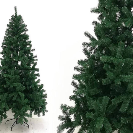 Albero Di Natale Artificiale Base A Croce Da 150cm Super Folto Con Rami Verde