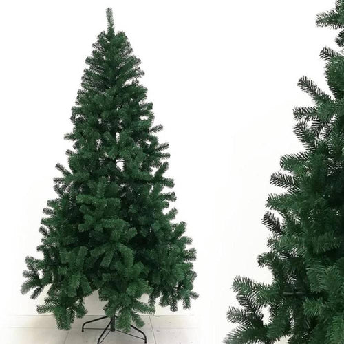 Albero Di Natale Artificiale Base A Croce Da 150cm Super Folto Con Rami Verde