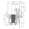 Estrattore aspiratore fumi EBM RR152/0020-3030 stufe a pellet 14706111
