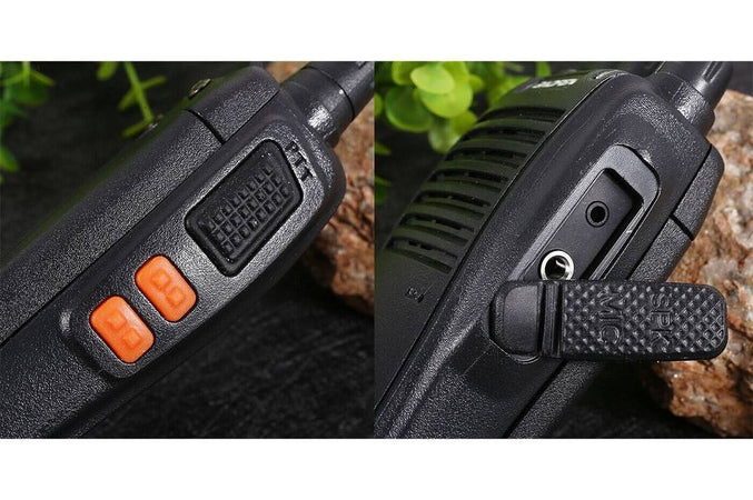 Coppia Ricetrasmittente Walkie Talkie Portatile 16 Canali 3.7 V 400 - 470 Mhz