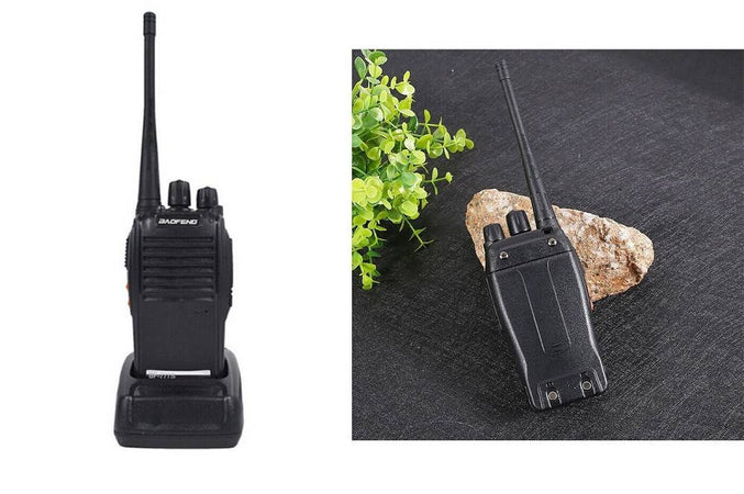 Coppia Ricetrasmittente Walkie Talkie Portatile 16 Canali 3.7 V 400 - 470 Mhz