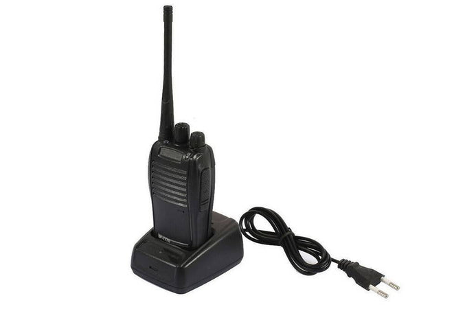 Coppia Ricetrasmittente Walkie Talkie Portatile 16 Canali 3.7 V 400 - 470 Mhz