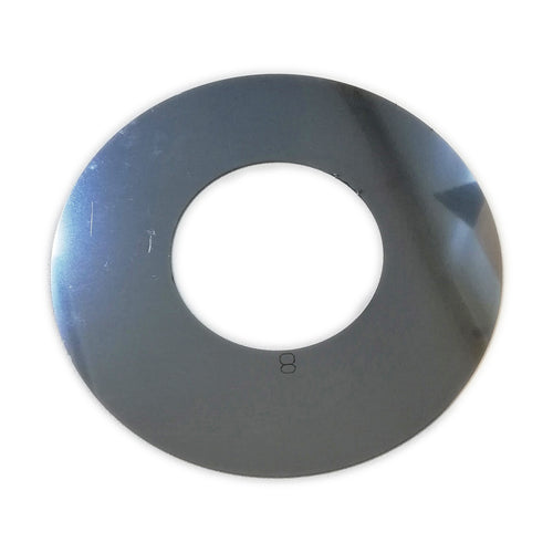 Rosone placca circolare inox spessore 5 decimi AISI 304