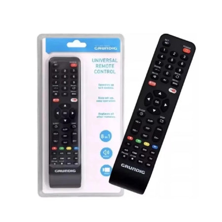 Telecomando Universale Grundig 8in1 Compatibile TV Smart Dvd Decoder Facile Uso