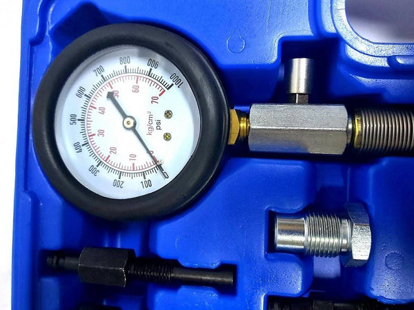 Kit 15 Pezzi Tester Compressione Motori Diesel Prova Compressione
