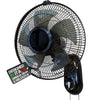 Ventilatore da Muro 36cm 3 Velocità 65W Oscillante Parete Salvaspazio Silenzioso