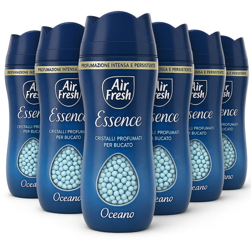 Air Fresh Cristalli Profumati Bucato e Aspirapolvere 6x275gr Fragranza Intensa Oceano