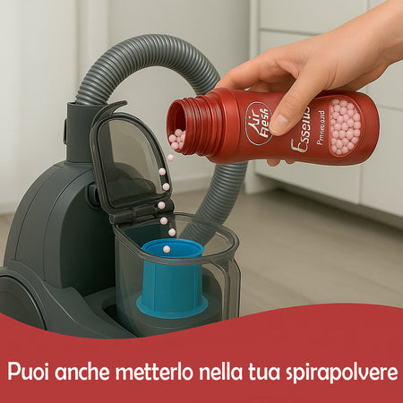 Air Fresh Cristalli Profumati Bucato e Aspirapolvere 6x275gr Fragranza Intensa Primavera