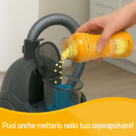 Air Fresh Cristalli Profumati Bucato e Aspirapolvere 6x275gr Fragranza Intensa Vaniglia