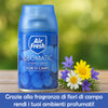 Air Fresh Deomatic Ricariche Profumatore Ambiente 6x250ml Spray Fiori di Campo Antiodore