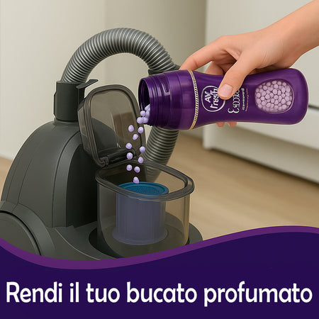 Air Fresh Cristalli Profumati Bucato e Aspirapolvere 6x275gr Fragranza Intensa Lavanda