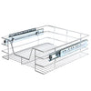 Cassetto Telescopico Cucina 40cm Cestello Acciaio Estraibile Organizer Salvaspazio