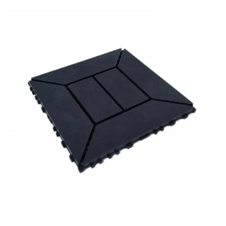 Kit 9 Mattonelle a Incastro per Terrazzo Piastrelle Pavimenti 30x30cm in PVC Antiscivolo
