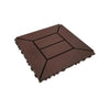 Kit 9 Mattonelle a Incastro per Terrazzo Piastrelle Pavimenti 30x30cm in PVC Antiscivolo