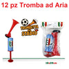 Tromba Stadio 12pz Clacson ad Aria Portatile 28x18cm Trombetta Portatile