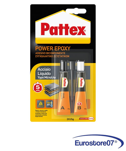 PATTEX ACCIAIO LIQUIDO gr. 30 PZ 6 - DF 900050