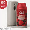 Air Fresh Deomatic Ricariche Profumatore Ambiente 6x250ml Spray Fragola Antiodore