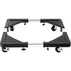Base Supporto Regolabile per Lavatrice Lavastoviglie Elettrodomestici 4 Ruote