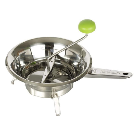 Passaverdure Acciaio Inox 24cm con 2 Dischi Intercambiabili Lavabile in Lavastoviglie