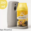 Air Fresh Deomatic Ricariche Profumatore Ambiente 6x250ml Spray Vaniglia Antiodore